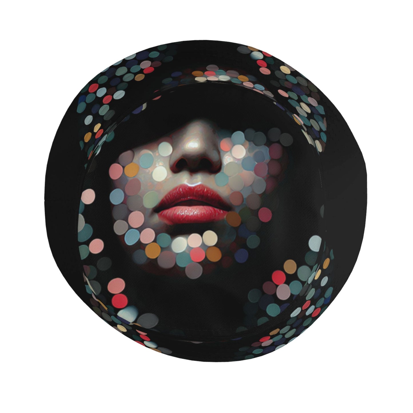 Artistic Portrait Print Bucket Hat โ Unisex Foldable Streetwear Sun Hat (Fits Head Size 56โ58cm)