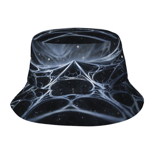 Galactic Gravity Line Bucket Hat – Unisex Foldable Sci-Fi Inspired Sun Hat (Fits 56–58cm Head Size)