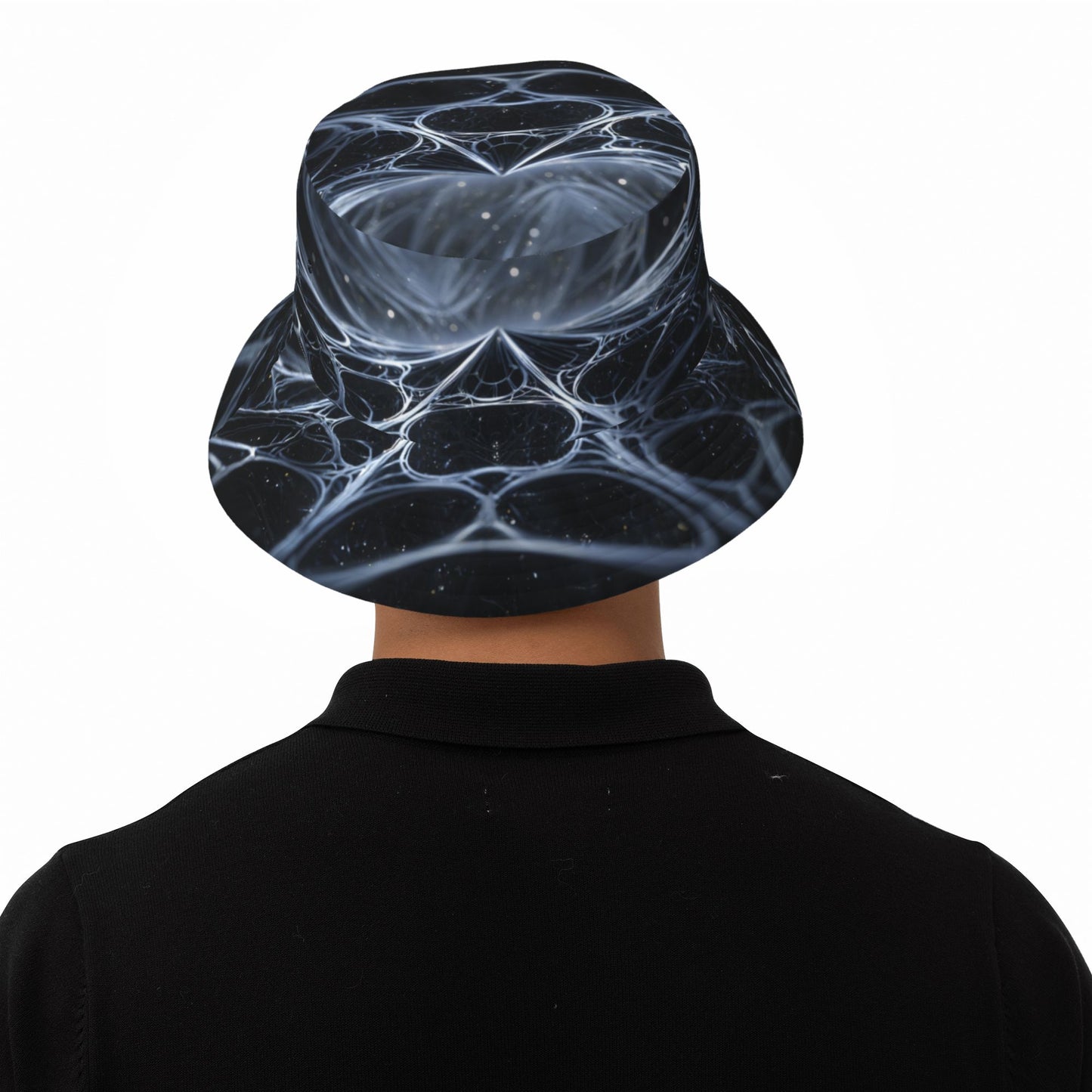 Galactic Gravity Line Bucket Hat – Unisex Foldable Sci-Fi Inspired Sun Hat (Fits 56–58cm Head Size)
