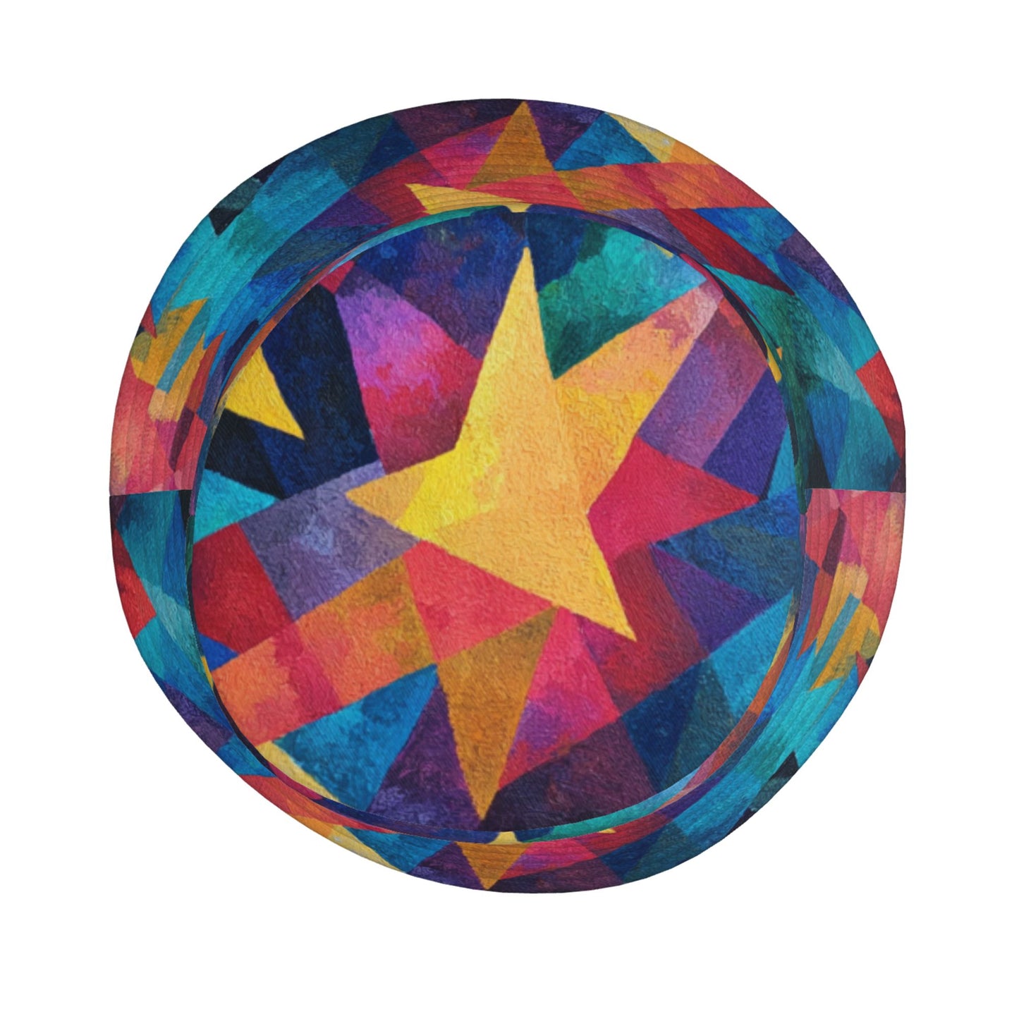 Stylish Fisherman's Hat with Colorful Star Patterns