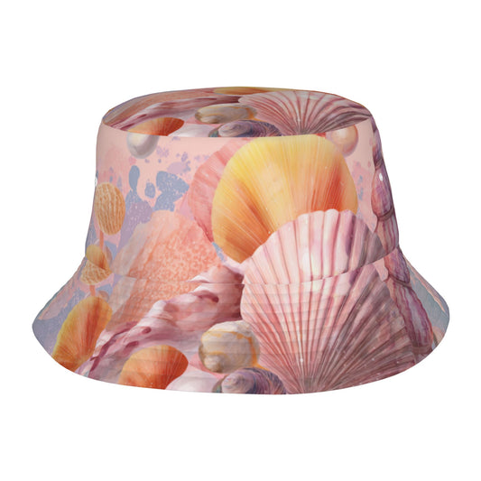 Seashell - Printed Bucket Hat: Wear the Summer Sea Breeze on Your Head