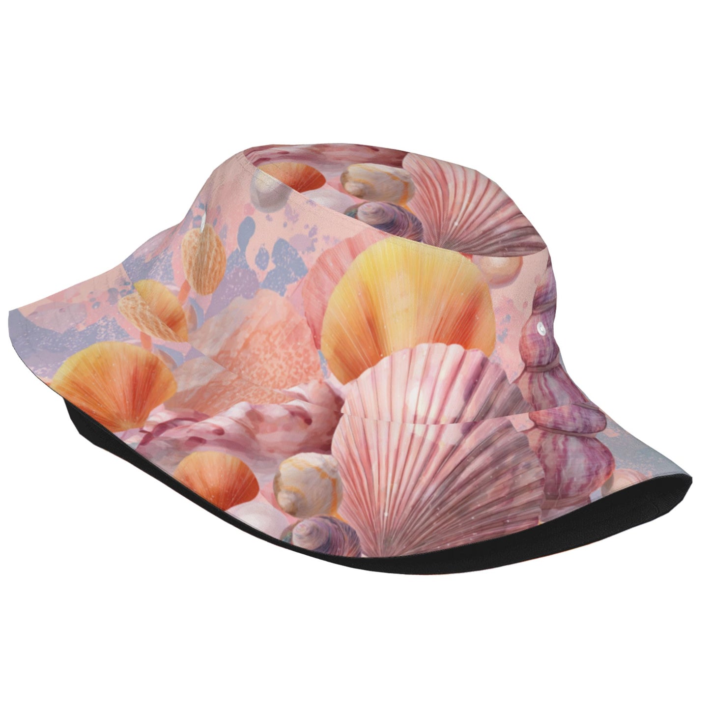 Seashell - Printed Bucket Hat: Wear the Summer Sea Breeze on Your Head